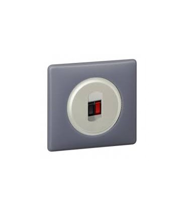 Prise HP simple complète Celiane Gris Schiste Poudré