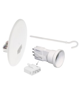 Kit couvercle DCL120 + piton 100 + douille E27