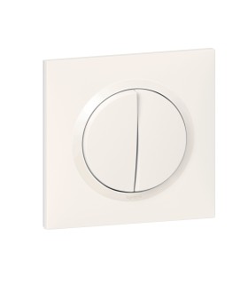 Transformeur 5 fonctions va-et-vient poussoir Dooxie Blanc - Complet / Legrand