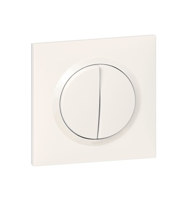 Transformeur 5 fonctions va-et-vient poussoir Dooxie Blanc - Complet / Legrand