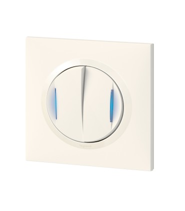 Transformeur 5 fonctions lumineuses Dooxie Blanc - Complet / Legrand
