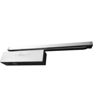 Ferme-porte GR3500 à bras anti-vandalisme, force 3 à 5 réglable, argent