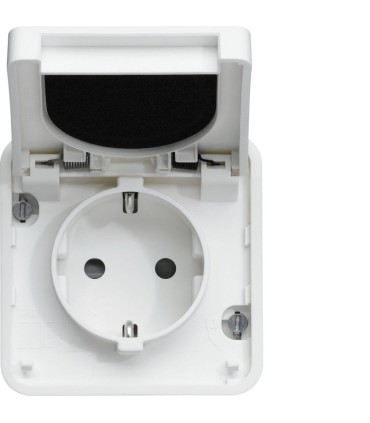 Prise Schuko cubyko associable blanc