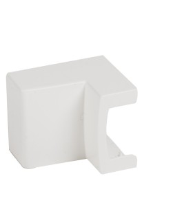 Té de dérivation 3D pour moulure Keva 32x12mm blanc Artic