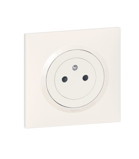 Prise de courant 2P+T surface Dooxie Blanc Complète