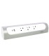 Multiprise d'angle 3 X 2P+T Surface + USB Type A + Type C