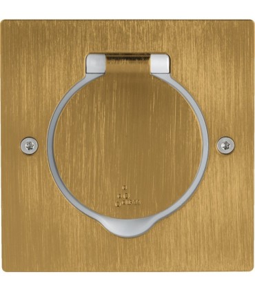 Receptacle prise de sol carré - Bronze / Legrand