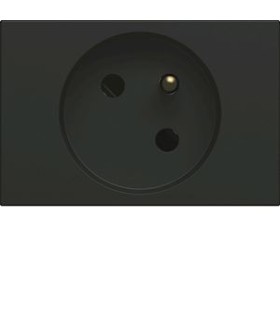 Prise goulotte Gallery 2P+T 16A noir