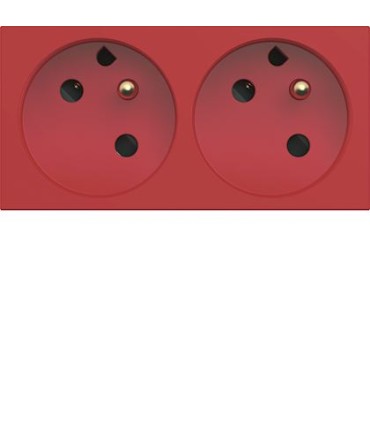 Prise spéciale goulotte double détrompée Gallery 2P+T 16A