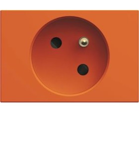 Prise spéciale goulotte Gallery 2P+T 16A orange