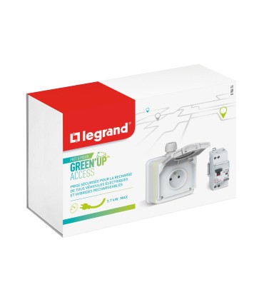 Kit recharge véhicule électrique Green'up Access complet Prêt à poser
