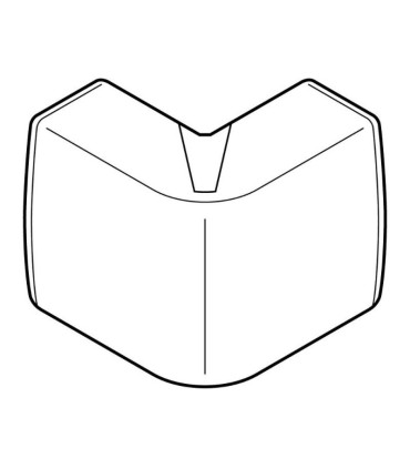 Angle extérieur Variasouple pour moulure Keva 22x12mm blanc Artic