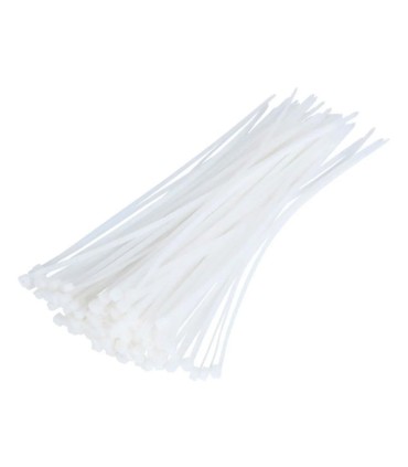 Lot de 100 colliers incolores 2,5 X 102