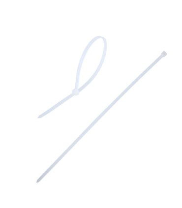 Lot de 100 colliers incolores 2,5 X 102