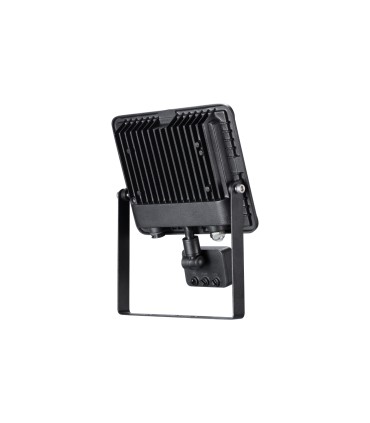 Projecteur LED extérieur détecteur IR START Flood Flat IP54 46W 5000lm PIR Noir