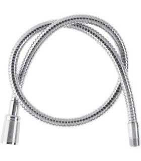 Flexible extractible laiton chromé lavabo, bidet. L 0,86 m. Mâle - Femelle M 15 /15 x 21 F1/2"