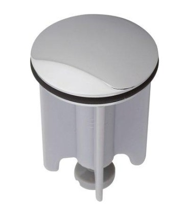 Clapet de vidage chromé lavabo bidet