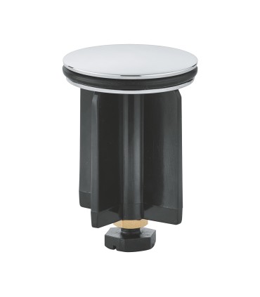 Clapet de vidage chromé lavabo bidet