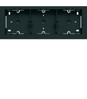 Boite saillie triple Gallery noir