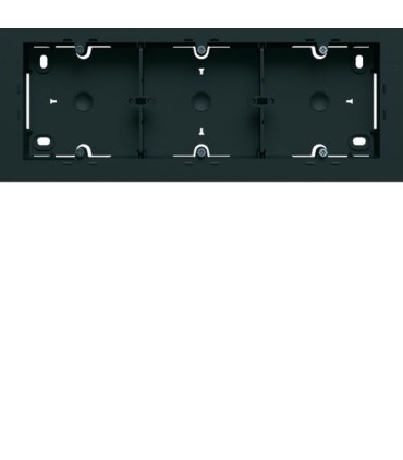 Boite saillie triple Gallery noir