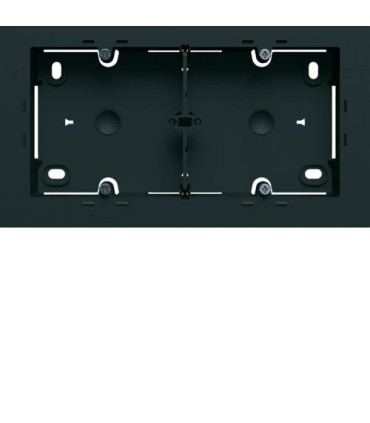 Boite saillie double Gallery NOIR night