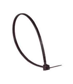 100 colliers Colring noirs à tête auto-bloquante largeur 2,4mm et longueur 180mm