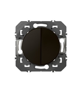 Interrupteur ou va-et-vient & Bouton Poussoir Dooxie Noir