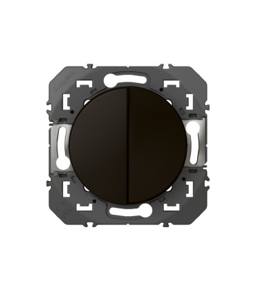 Interrupteur ou va-et-vient & Bouton Poussoir Dooxie Noir