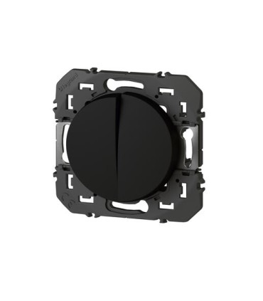 Interrupteur ou va-et-vient & Bouton Poussoir Dooxie Noir