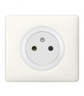Prise 2P+T Surface complète Legrand Céliane Blanc Yesterday