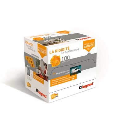 Distribox de 100 boîtes cloisons sèches Batibox profondeur 50mm