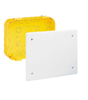 Boîte de dérivation Batibox cloisons sèches 115x115x40mm couvercle 140x140mm