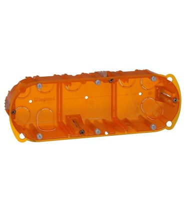 Batibox multi-matériaux 3 postes Profondeur 50 mm