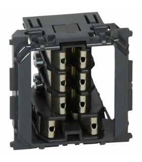 Prise telephone 8 contacts en T Legrand celiane blanc