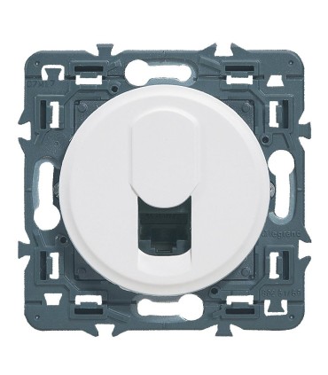 Prise RJ45 cat.6 FTP multimédia Céliane blanc