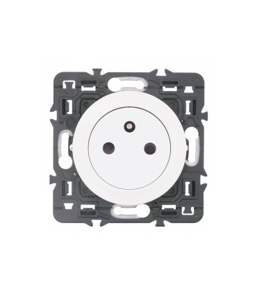 4 prises Surface 2 P+T Céliane enjoliveur BLANC