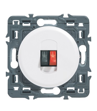 Prise HP Céliane enjoliveur Blanc.