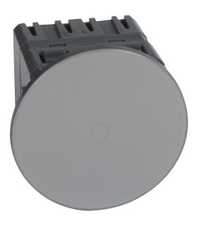 Interrupteur va-et-vient Céliane Surface tactile - titane / Legrand