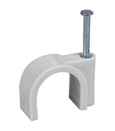 100 attaches 25mm grise pointe 50 mm