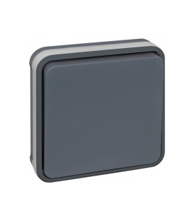 Interrupteur va et vient encastré OXXO gris étanche IP55