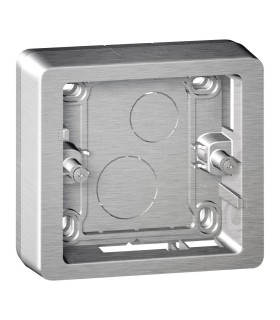 CADRE CELIANE 1 POSTE TITANE Réhausses, obturateurs Batibox et cadres saillie