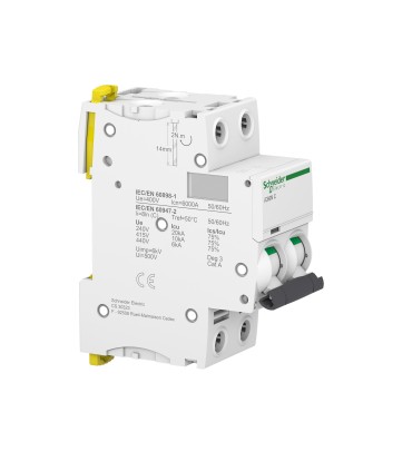 Disjoncteur IC60N 2P 3A Courbe D ACTI 9