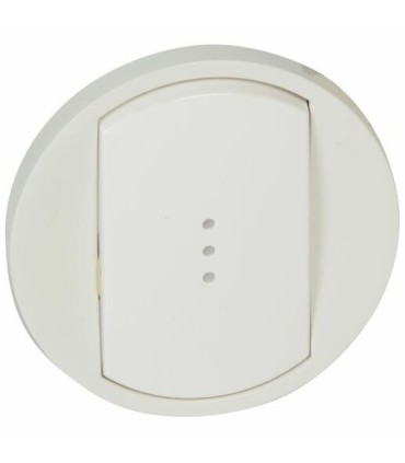 Télérupteur silencieux 2000 W Céliane blanc complet