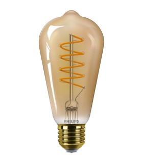 Ampoule LED E27 décorative Vintage LEDbulb Filament Spirale Edison Dim 4-25W 1800K Ambrée