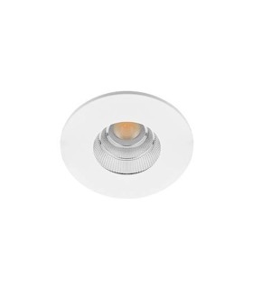 Spot encastré avec ampoule LED rond fixe 4 en 1 5W 60° IP65  BLANC