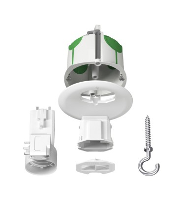 Boîte de centre Multifix Air DCL, avec couvercle non affleur connecteur douille E27 crochet