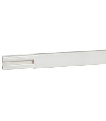 MOULURE 20 X 12,5 mm avec cloison BLANC