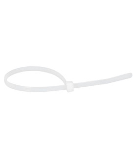 100 colliers Colring incolores à denture intérieure largeur 3,5mm et longueur à plat 180mm (032038)