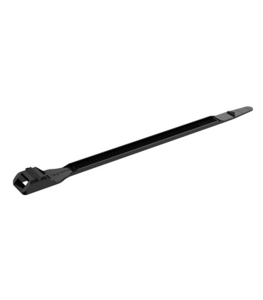 100 colliers Colson noirs protégés UV denture extérieure largeur 9mm longueur 119mm