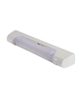 Applique avec interrupteur 470mm IP24 et IK04 Prismaline équipée de tube LED S19